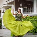 Akshaya Udayakumar Instagram - Green 💚 Pc:-@hyper__kris Costume:-@dee_s_designs
