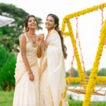 Akshaya Udayakumar Instagram - "LAVANYAM "✨ Wishing you all a very happy Onam from our team♥️ With @pooj_a_s_ Shot : @karthiknair95 Production : @candidstoriesbykarthik Lighting and assistance : @dileepraj.drc , @_naveenprakash Creative direction: @pictureprodigyy Costume : @swaraahdesigns | @swathi_sukumar isukum Make-up : @anjalisnair_makeup Decor : @golden_wedding_company | @golden_gireesh Jewelry : @akshayagold_palakkad Location : @udayaayurveda Thanks to : @___darsan___ , @frames.by.hari @samsibinofficial 🤗 Udaya Ayurveda Resort