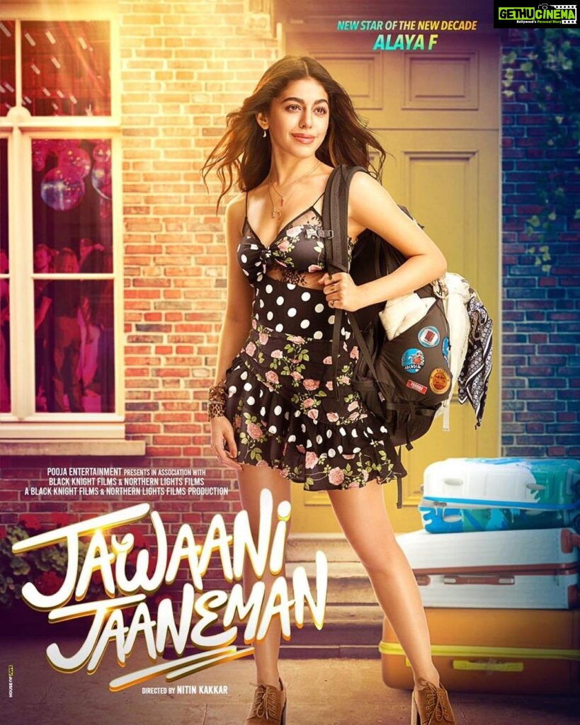 Alaya F Instagram - My debut film Jawaani Jaaneman released 3 years ago today!♥️ a film that changed my life forever, gave me all my confidence and set up the most incredible foundation for the rest of my career♥️ Jawaani Jaaneman will always have the biggest and most special place in my heart, mind and career♥️ every time I think about this film, all I feel is overwhelming gratitude♥️🕊️ #3YearsOfJawaaniJaaneman