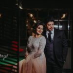 Alina Padikkal Instagram - Best of both worlds. @rohit_pradeep_ @motion_pictureswedding_planner @motionpictures_weddings #alinarohitsaga Wedding gown : @khalifcelebration @zohib_zayi MUA : @aleena.makeupartist Hair : @sudhiar.hairandmakeup @drisya.sasidharan.161 Paramount Tower