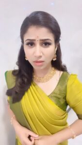 Alya Manasa Instagram - Upcoming episodes in iniya @suntv thank u for the beautiful jewellery @sruthis_jewellery