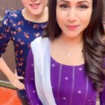 Alya Manasa Instagram - Revi 😂 #Iniya #SunTV @alya_manasa @im_lailaaofficial