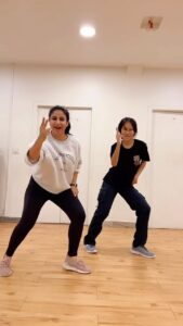 Alya Manasa Instagram - Visited dance class after very long time 
Thank u @rhythmicbeatdancecourt @yuvi_smart @janmoni_official_24