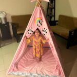 Alya Manasa Instagram - My daughter’s recent addict towards @minibooindia #tents & #beambags in her fav Color #pink 🌸💕💕🌸🌸🌸thank u @minibooindia MiniBoo was created with the intention to bring products inspired by the needs of children which make discovering the world more enjoyable. All products are created with the children in mind to ensure their comfort and security. We love to personalize our products for your lil one. We are happy to help you with almost all products personalization for your kids nursery. Come, discover and indulge your kids with our exclusive collections made with love. Here we present our best selling teepee tent and bean bag chair personlised for the my lil one's! Pls do follow and support @minibooindia