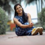 Amritha Aiyer Instagram - No matter what my sparkle never fades ✨✨ Makeup:@akirasmakeover Hair :@venusnvanitybox Outfit : @tamarachennai Location: @idealbeach