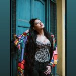 Anangsha Biswas Instagram - 🦉I Was Always Attracted Not By Some Quantifiable, External Beauty, But By Something Deep Down, Something Absolute. Just As Some People Have A Secret Love For Rainstorms, Earthquakes, Or Blackouts, I Like That Certain Undefinable Something.🦉 ❤ By Haruki Murakami🥰 📸 @artoverheart_ #anangshabiswas #blue #door #kolkatadiaries❤ #bông #shooting #actorlifestyle #instalikes #fashiongram #postoftheday📷 #icare #longhair Kolkata