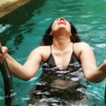 Anjana Sukhani Instagram - #waterbaby #pool #pondy #vacay #girls #livinlavidaloca @grandhoteldeeurope #pondicherry #anjanasukhani #sindhigirl #lovemyjob #lovemyindia #travel French Colony Pondicherry