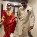 Ankita Lokhande Instagram - Mera Balma 🙈 Jewellery - @vinantimanjidesignerjewellery @aaayeshamehta Vicky in - @amrinkhanofficial Styled by - @castelino_priyanka
