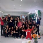 Ankita Lokhande Instagram - From all of us, To all of you🫰❤️ Happy New year😍 Have a rocking ‘23🍾🥂 . . #welcome23 #happynewyear #friends #family #chosenfamily #livelovelaugh #goodvibes #dhaoneswhoarehappy