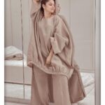 Ankita Lokhande Instagram - EDGY MINIMAL @lokhandeankita wearing @_anuki.n Beige linen cods with big bottom pants #bohochic#loungewear#chillvibes#fashiongram https://anukee.com/
