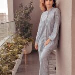 Ankita Lokhande Instagram - Effortless @lokhandeankita Wearing @_anuki.n #bohochic#moujri#stripesonstripes#codsetstyle#cotton. https://anukee.com/
