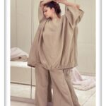 Ankita Lokhande Instagram - EDGY MINIMAL @lokhandeankita wearing @_anuki.n Beige linen cods with big bottom pants #bohochic#loungewear#chillvibes#fashiongram https://anukee.com/