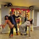 Archana Suseelan Instagram - Bollywood fun..Diwali party ...thanks @pran_kall and @kapil.on