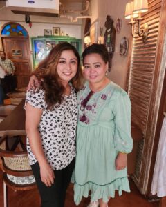 Archana Suseelan Instagram - Jab we met with our comedy queen 🤩🤩🤩 @bharti.laughterqueen , such a lovely person 💖