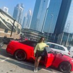 Chahatt Khanna Instagram - Alpha females don’t run in packs 🇦🇪 #bts #ck #uae #dubai #chahattkhanna #supercar #mustang #sportscars #music #shoot Dubai, United Arab Emiratesدبي