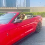 Chahatt Khanna Instagram - Alpha females don’t run in packs 🇦🇪 #bts #ck #uae #dubai #chahattkhanna #supercar #mustang #sportscars #music #shoot Dubai, United Arab Emiratesدبي