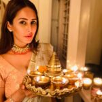 Chahatt Khanna Instagram - Happy Festival of lights .. which you brought 🪔 #happydiwali