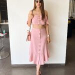 Chahatt Khanna Instagram - Love is pink 💖 So am I 🌸 @aspiringshe bagged #aspiringsheaward