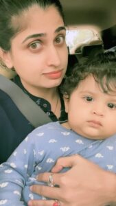 Chaitra Rai Instagram - 🙈🧿 chorrry kinni🫢😝

#trending #reels #mynaughtygirl #justforfun #mummasgirl❤️ #momanddaughter  #nishkashetty #chaithrarai17