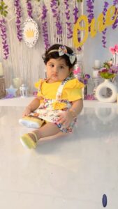 Chaitra Rai Instagram - 🥳🎂💐♥️🧿

Really happy to see the immense Love ❤️ and blessings you have sent to NISHKA 💕on her 1st Birthday 🎂 through Messages, Posts & stories.

As a parents we are really overwhelmed by this sweet wishes & blessings shown by you all🙏🏻♥️

We have tried out best to respond to each and every one. If in case we have missed anybody pls forgive us🙏🏻

Once again Thank You all 🫶 from Nishka & Family 💕@prasannashetty17 

Keep Loving & supporting ❤️🧿

#birthdaygirl #birthday #wishes #babygirl #babymodel #thankyou #wishes #blessings #babyofinstagram #instababies #thankful #nishkashetty #chaithrarai17  #mangalore