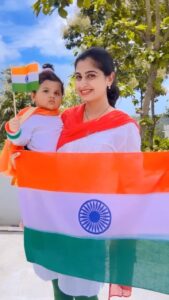 Chaitra Rai Instagram - Sabse aage honge Hindustani 💪🏻💪🏻🇮🇳

 #harghartiranga #harghartiranga🇮🇳 #indian #tricolor #75 #proudindian #nishkas #first #independenceday #celebrations #thankful #nishkashetty #chaithrarai17