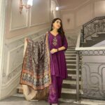 Debattama Saha Instagram - “Living!”- said others… She says-“ Living Royally!” 👑💜✨ …… Outfit by - @theriwaayatstore Styled by- @Rishq.j . . . . . #royalty #ethniclove #ethniclife #clickclick #instagood #instagram