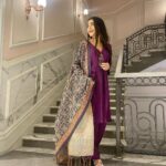 Debattama Saha Instagram - “Living!”- said others… She says-“ Living Royally!” 👑💜✨ …… Outfit by - @theriwaayatstore Styled by- @Rishq.j . . . . . #royalty #ethniclove #ethniclife #clickclick #instagood #instagram
