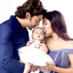 Debina Bonnerjee Instagram - Hi World! That’s my miracle baby @divishaadiva 🥰🧿 Good vibes & blessings always 🙏🏻 #myfamily💖 . 📷 : @memoriesbybarkha Gurru & I Styled by : @stylingbyvictor @sohail__mughal___ @official_christianheritage Assisted by - @styleby_antara Babies dresses by @jeevitaoberoi Maasi . . #blessings #love #gurmeetchoudhary #debinabonnerjee #liannachoudhary #divishachoudhary