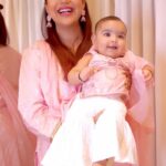 Debina Bonnerjee Instagram - Our first matching outfit reel… . #merijaan . Wearing customised outfits @monkandmei