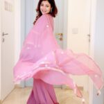 Debina Bonnerjee Instagram - Festive feels … 🌸 . . . Suit @bunaai 📷 @sk_click_a_world