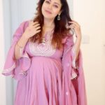 Debina Bonnerjee Instagram - Festive feels … 🌸 . . . Suit @bunaai 📷 @sk_click_a_world