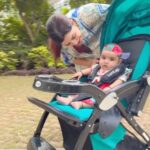 Debina Bonnerjee Instagram - As my baby is growing up, I am excited for her to see and understand the world. I needed a baby stroller to make my outings a bit of fun. That's when I came across the @luvlap.in galaxy stroller, and I found it really helpful. ✨It has an adjustable seat that lets my baby sit up, rest, and even sleep when he wants to nap on the go. ✨I like that it is easy to use, as I can fold it with one hand, and use the wheel brakes with just a tap of my foot. ✨The LuvLap stroller has a great sun canopy that can protect her from too much sunlight, and the side vents have breathable mesh, so my little one can still enjoy fresh air, keeping her cool and calm. My toddler and I really love the ease and comfort of the LuvLap Galaxy Stroller. I would 100% suggest this stroller if you're looking for one. So when are you taking your little one out for a walk with you? #luvlapstroller #luvlap #luvlapbaby #harmaakilifeline #luvlapbabyproducts #newbornessentials #luvlapbabystroller #stroller #toddlersofinstagram #galaxystroller #LuvLapgalaxystroller