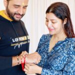Debina Bonnerjee Instagram - Happy rakshabandhan to all of you!!!! Thought I will post b4 it is too late…was busy celebrating Rakhi with my brothers both days. 11th night and 12th morning!!! Blessed with the best 🤗❣️ . #debinabonnerjee #love #celebration #family