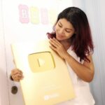Debina Bonnerjee Instagram - We are a family of #1m .. feels satisfying that my #debinadecodes family is growing strong and interactive. . Thankuuuu for this #goldplaybutton @youtube .. a huge motivation to keeping on going consistently. 💖💖