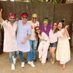 Debina Bonnerjee Instagram - Hamara wala happy holi . . . . . #happyholi #firstholi @guruchoudhary @lianna_choudhary @divishaadiva
