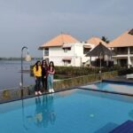 Dhanya Mary Varghese Instagram - Sometimes we need a break... 😜 @paloma_backwater #dhanyamaryvarghese #life #friends #friendship #resort #backwaters #backwatersofkerala #resorts #palomabackwaterresort #actorslife #biggboss