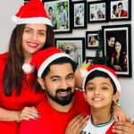 Dhanya Mary Varghese Instagram - Our Christmas Day snaps. It’s really a lovely day. We had that much fun and joy together.❤️❤️ #johnjacob #dhanyamaryvarghese #family #christmas