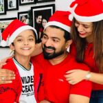 Dhanya Mary Varghese Instagram - Our Christmas Day snaps. It’s really a lovely day. We had that much fun and joy together.❤️❤️ #johnjacob #dhanyamaryvarghese #family #christmas