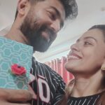 Dhanya Mary Varghese Instagram - Happy Birthday Hubby❤🎂 You are my best friend, my all and you mean the world to me.I am so lucky to have you as my wonderful partner and husband. May god fulfill all your dreams.💝 Pc:@jayakrishnan_kichujk #johnjacob #dhanyamaryvarghese #lifewithjod #birthday #birthdayboy #birthdaywishes #couple #couplegoals #couplelove #sharing #love #actorslife #actor #actresslife #malayalammovies #serials #asianet