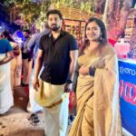 Dhanya Mary Varghese Instagram - Attukal Pongala special clicks.. 📸 @annabae_stories #johnjacob #dhanyamaryvarghese #actors #lifewithjod #malayalammovies #malayalamserials #attukalpongala2023 #asianet