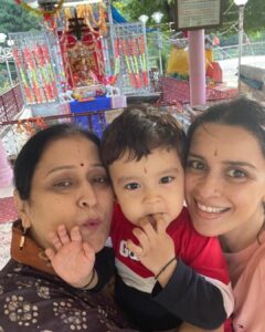 Ekta Kaul Instagram - Happy Mother’s Day mumma. 
No words can describe what you have done for me. 
Thank you for being there and letting me do things that I could have never imagined ! 
Thank you for giving me everything. 
Everyday is your day.. I love you @kaulvimmi 💕💕💕and Ved is blessed to have you naani MAA... ❤️❤️