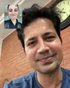 Ekta Kaul Instagram - That say video calls have made life easy! Well it hasn’t.. looking forward to go back home and hug these two gentlemen..
 #myfirstvideocallpostresuming work
