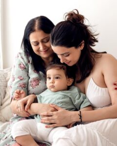 Ekta Kaul Instagram - Happy Mother’s Day mumma. 
No words can describe what you have done for me. 
Thank you for being there and letting me do things that I could have never imagined ! 
Thank you for giving me everything. 
Everyday is your day.. I love you @kaulvimmi 💕💕💕and Ved is blessed to have you naani MAA... ❤️❤️
