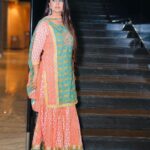 Falaq Naaz Instagram - The Darkest Bright🌈❤️ . . . Outfit-: @charmisdesign Jewellery-: @chaotiqbyarti Pc- @sachin_vision @jagjeet_photojournalist . . . #falaqnaaz #event #lookoftheday #outfits #actor #indian #television #makeup #hairstyles Aloft New Delhi Aerocity
