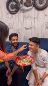 Hamida Khatoon Instagram - The knot of the thread tied to the bond of the brother is knot of love, care , support, respect and security.

HAPPY RAKSHA BANDHAN ♾❤️

@anchorravi_offl 
@khan_mehraj 

#rakshabandhan 
#trending 
#viral 
#rakhi 
#brothersisterlove 
#akshaykumar 
#reels 
#reelsinstagram 
#reelitfeelit 
#hamida 
#hamidakhatoon 
#love 
#infinity 
#momment 
#happyhamida 
@akshaykumar