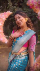 Hamida Khatoon Instagram - #hamida 
#hamidakhatoon 
#brahmamudi 
#starmaa 
#shoot 
#reels 
#reelitfeelit 
#instagram 
#sir 
#dhanush 
#mastarumastaru 
#telugureels