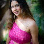 Hamida Khatoon Instagram - 💕 💃 Outfit : @navya.marouthu 🤝 outfit PR : @navneeth_bhansali Photographer: @addiction_to_1.8f #hamida #pink #love #infinity #instagram