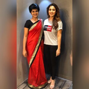 Indhuja Ravichandran Instagram - Happy Birthday to the strongest &prettiest women I have witnessed in our industry “The lady superstar “who gives 100% soul to everything she does..A true fighter and a genuine hearted person ❤️ I owe a heartfelt thanks for paving way and being an inspiration for many women out there...pleasure working with u and your name will be cherished forever by all mam...love you for your heart and art u got ❤️ @wikkiofficial 
#hbdnayanthara #ladysuperstar #pretty #smileforver ❤️