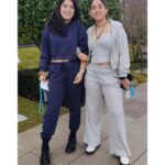 Ira Khan Instagram - Anyone looking for lounge-wear models? We're very good at lounging. 😉😎🤓 . . . #matching #set #coordset #cordinated #loungewear #throwbackthursday #sister #drmartens