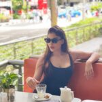 Ishita Raj Sharma Instagram - But first, I’ll eat some leisurely breakfast, then change the world > uhhh right ok— if not, then atleast change my mood 😝🍇🍉🍒🥙🍲🧇🥞🍮 Orchard Road, Singapore
